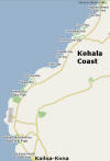 Map of Kohala Coast Beaches