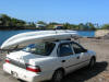 Hawaii Kayak on Car Roof Rack