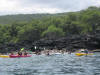 Kayaking near Keauhou Bay