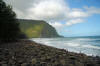 Rocky beach at the Waipio Valley