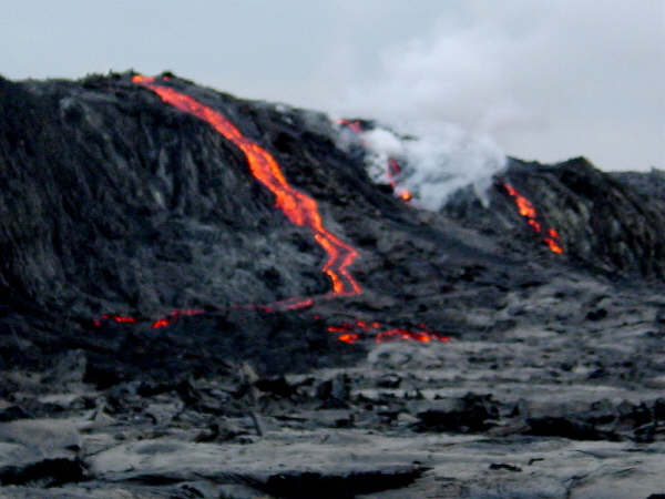 Kilauea Surface Lava Flow