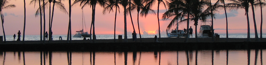 Sunset at Anaehoomalu Bay, Kohala Coast