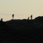 Hiking to the Kilauea Lava Flow