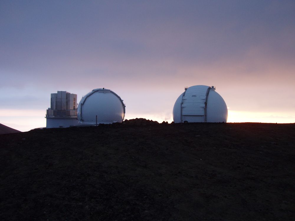 Observatories at the Mauna Kea summit