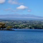 Hilo Bay with Mauna Kea in Background